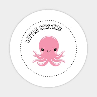 Little Sister Octopus Magnet